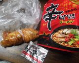 辛ラーメンのスープで作ったキャベツ漬け作り方2写真