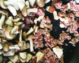 きのこと挽肉のうま〜い♡あんかけ炒飯。作り方3写真