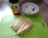 最速のレンジでえのきポン酢作り方1写真