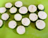 ズッキーニのピカタ☆カレー塩を添えて作り方2写真