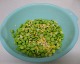 とうもろこしと枝豆のかき揚げ作り方2写真