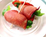 お弁当♪後巻きでピーマンのベーコン巻き♪作り方5写真