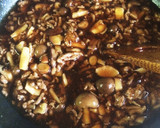 きのこと挽肉のうま〜い♡あんかけ炒飯。作り方5写真