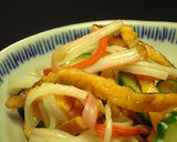 母の味☆胡瓜と薄焼き卵の酢の物作り方6写真