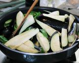 なすと豚肉のにんにく炒め作り方3写真