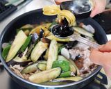 なすと豚肉のにんにく炒め作り方4写真