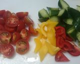 ～カラフル♪夏野菜サラダ～作り方1写真