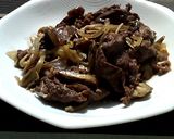 簡単!牛肉ときのこのオイスターソース炒め作り方4写真