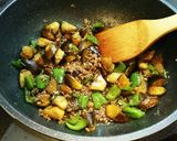 ☆なすとひき肉の甘辛炒め☆*作り方4写真