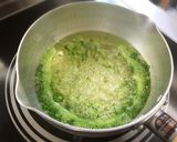 ＊離乳食中期＊青梗菜のスープ・オレンジ作り方3写真