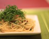 簡単☆激ウマ！梅しその冷製パスタ作り方3写真