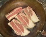牛カルビネギマヨ丼！！作り方1写真