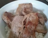 牛カルビネギマヨ丼！！作り方2写真