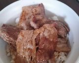 牛カルビネギマヨ丼！！作り方4写真