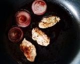 ポークとりんごのソテーブルーベリーソース作り方9写真