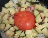 ズッキーニとトマトの夏の炊き込みご飯作り方4写真