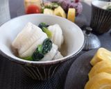ストウブ1６で穴子のうずら巻き蒸篭蒸し作り方8写真