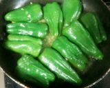 丸ごとピーマンのカレー肉詰め♡作り方7写真