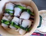 ストウブ1６で穴子のうずら巻き蒸篭蒸し作り方4写真