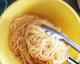 水菜のスパゲティー作り方4写真