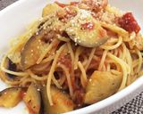 トマトとナスのパスタ作り方11写真