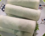 大葉と鶏の春巻き作り方4写真