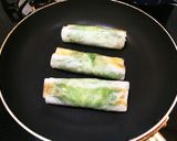 大葉と鶏の春巻き作り方5写真