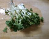 簡単 早い！ なめこ カイワレのお吸い物作り方1写真