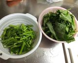 本格！お店の味！シャキシャキ空芯菜炒め作り方1写真