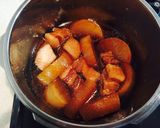 圧力鍋で簡単！箸で切れる♡角煮大根作り方3写真