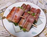 お弁当に　野菜のベーコン巻き作り方6写真
