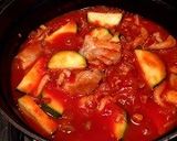 鶏肉とズッキーニのトマト煮込み作り方5写真