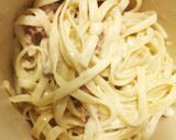 簡単!!卵が固まらないカルボナーラ作り方7写真