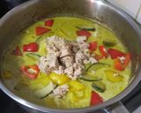 シーチキンで♪　簡単グリーンカレー作り方4写真