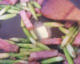 ｱｽﾊﾟﾗﾍﾞｰｺﾝ♪作り方3写真