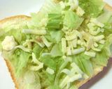 レタスのさっぱりサラダトースト作り方5写真