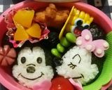 キャラ弁 ラブラブ♡ミッキー&ミニー作り方5写真