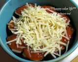 蒸しナスのトマトチーズ焼き作り方3写真