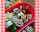簡単♡ロールサンドイッチでオラフキャラ弁作り方7写真