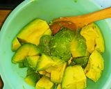 超絶簡単♪塩アボカド胡麻油風味～作り方1写真