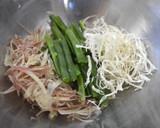 茗荷と隠元とさきいかのポン酢和え作り方6写真