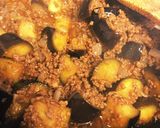 ナスと挽肉のカフェ風★どんぶり作り方2写真
