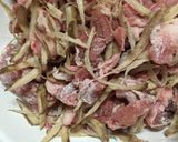 豚こま肉のげんこつから揚げ作り方1写真