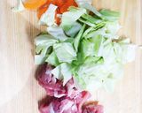 ごま油香る！炒めみそ汁作り方1写真