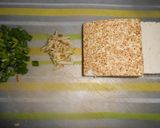 焼き豆腐の肉そぼろのせ☺作り方1写真
