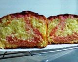 カキ氷シロップで☆いちごマーブルケーキ♪作り方4写真