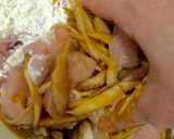 カリフワ♡ゴボウと鶏胸肉の落とし揚げ☆作り方5写真