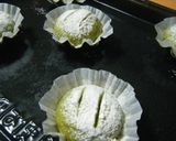 ちょっとリッチな抹茶丸パン～餡子サンド♡作り方4写真