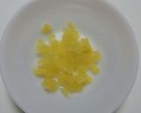 簡単☆たくあんご飯に納豆と炒り卵をかけて作り方1写真