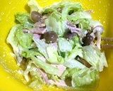 レタスとハムのレモンサラダ作り方2写真